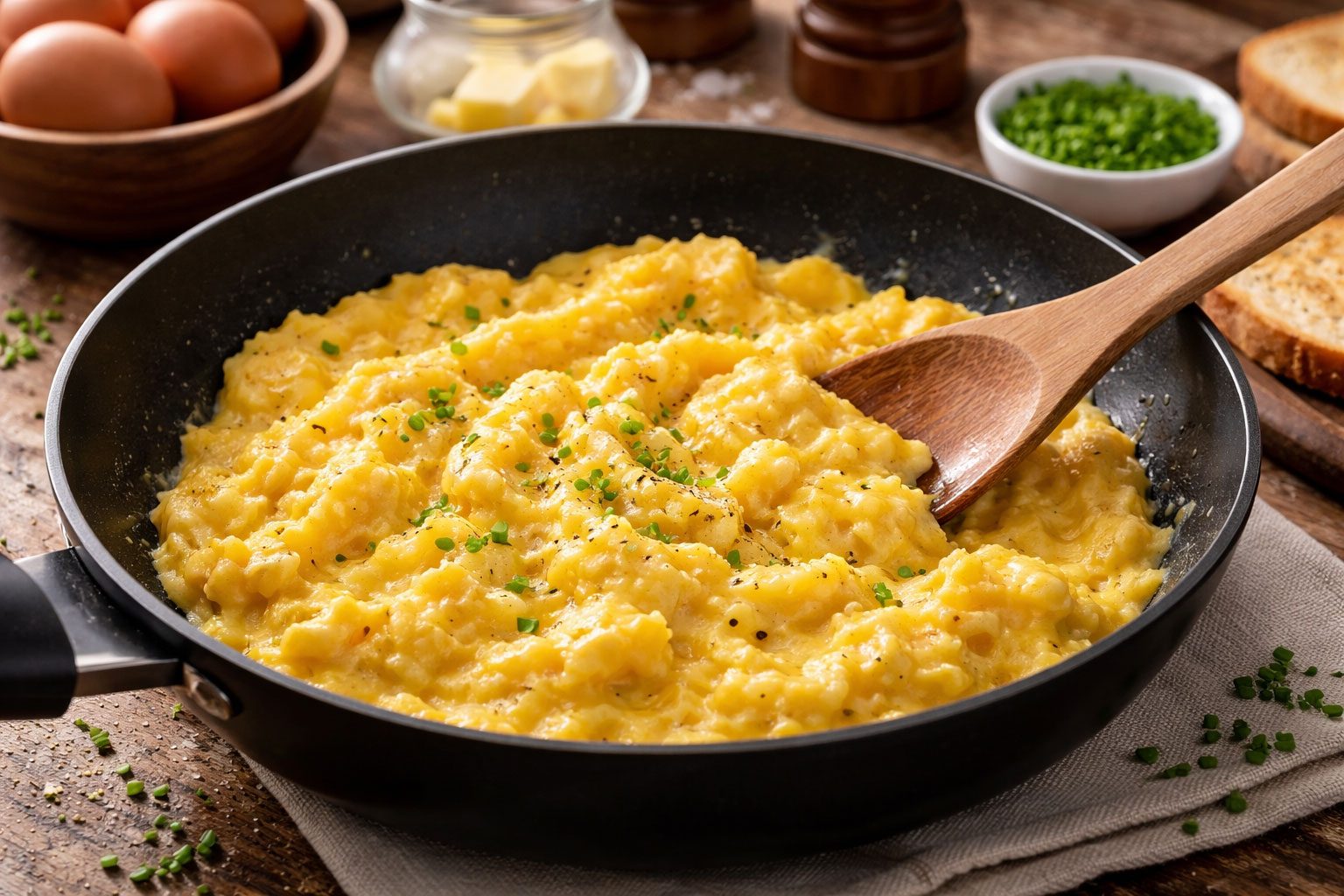 Receita-de-ovo-mexido-cremoso-como-deixar-macio,-úmido-e-no-ponto-certo