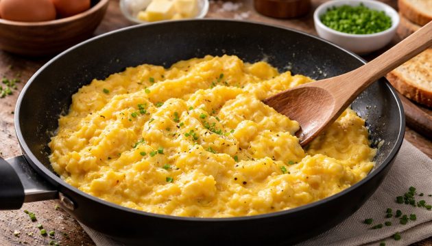 Receita-de-ovo-mexido-cremoso-como-deixar-macio,-úmido-e-no-ponto-certo